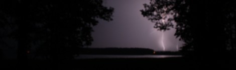 Burza nad jeziorem Gołdapiwo